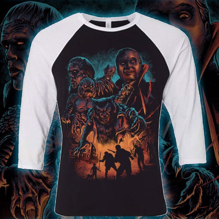 Squad Goals Baseball Tee (Monster Squad 1987)