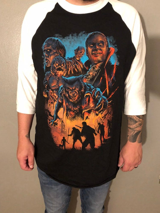 Squad Goals Baseball Tee (Monster Squad 1987)